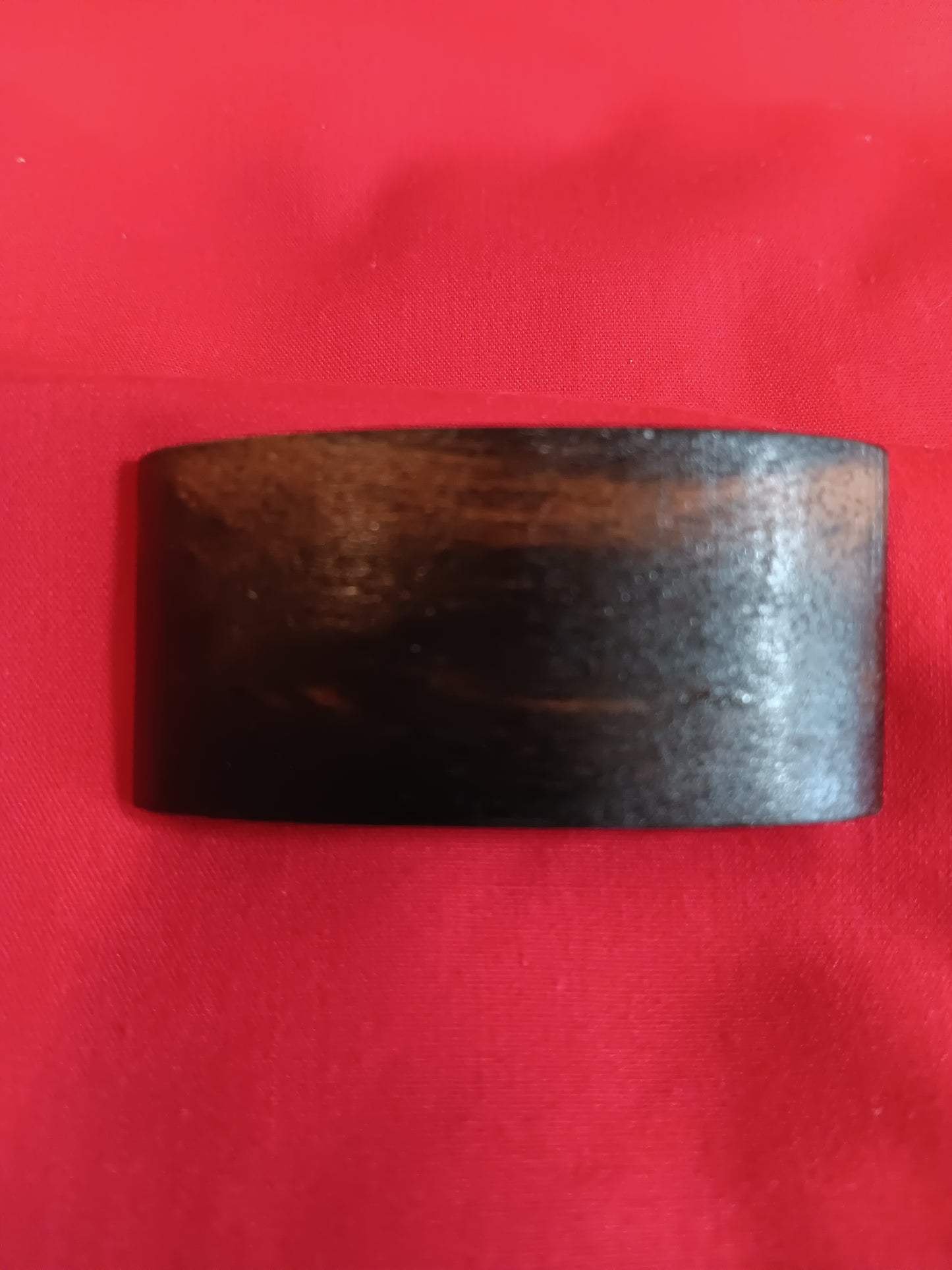 Macassar Ebony Hair Barrette with French Clip